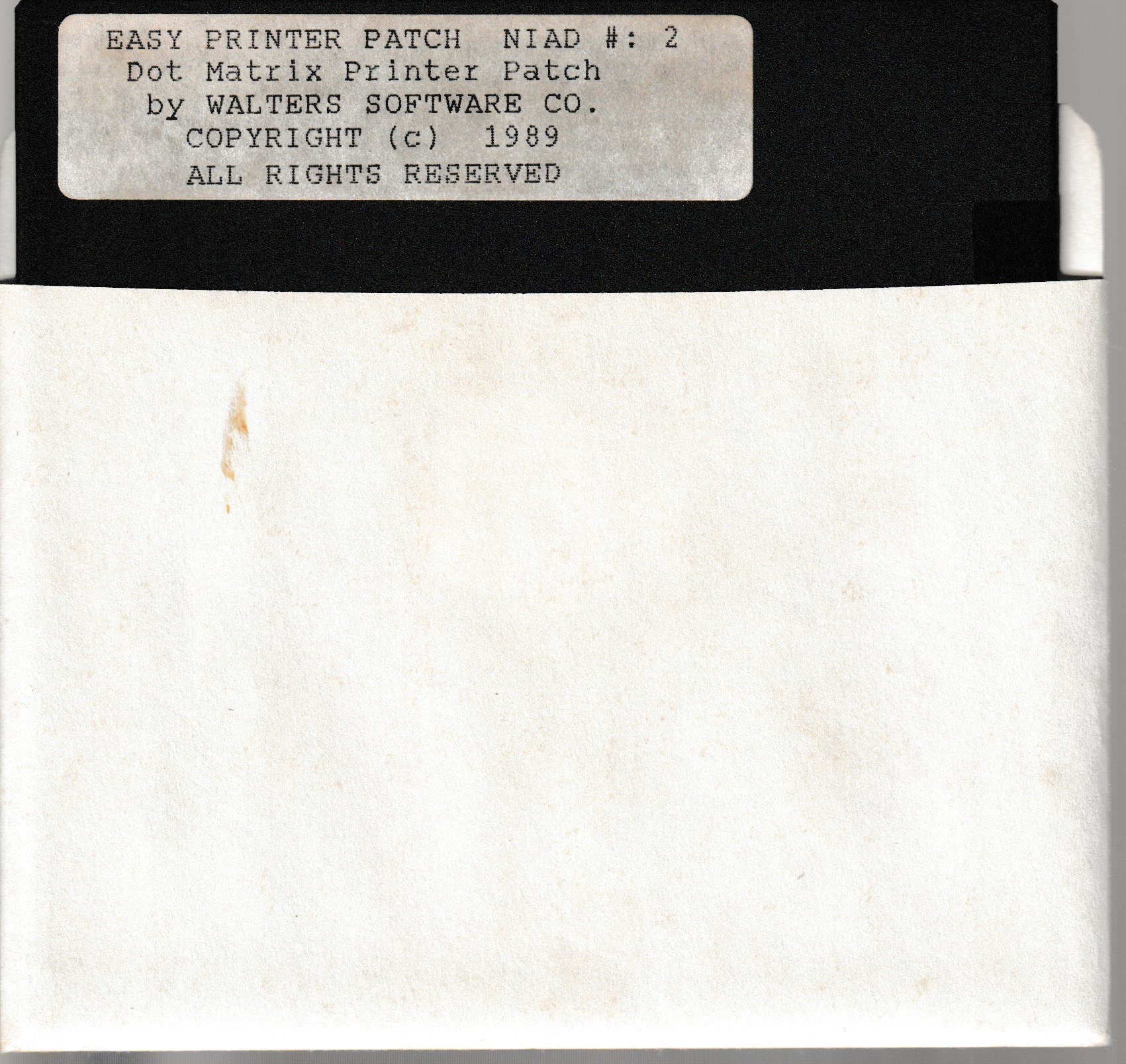 EASY PRINTER PATCH Floppy Disk